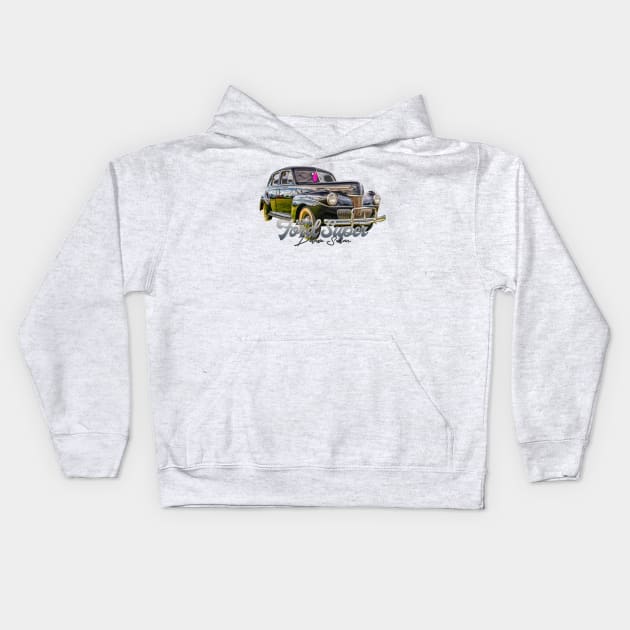 1941 Ford Super DeLuxe Sedan Kids Hoodie by Gestalt Imagery